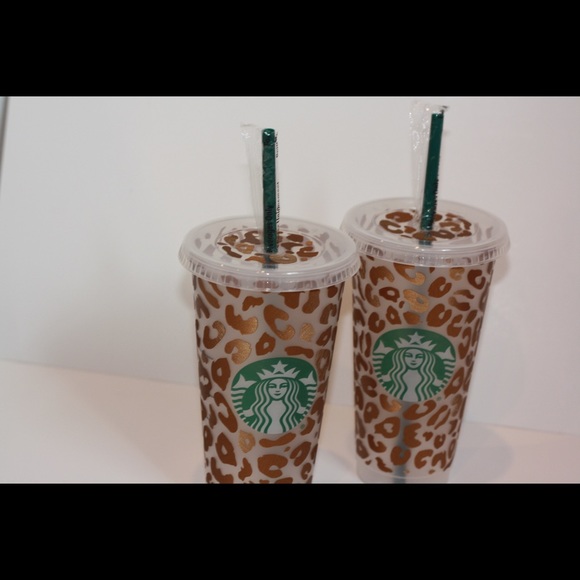 Cheetah print Starbucks cold cup - Picture 8 of 16